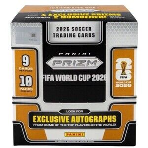 2026 Panini Prizm World Cup Soccer Hobby PreferredTrading Cards Box New